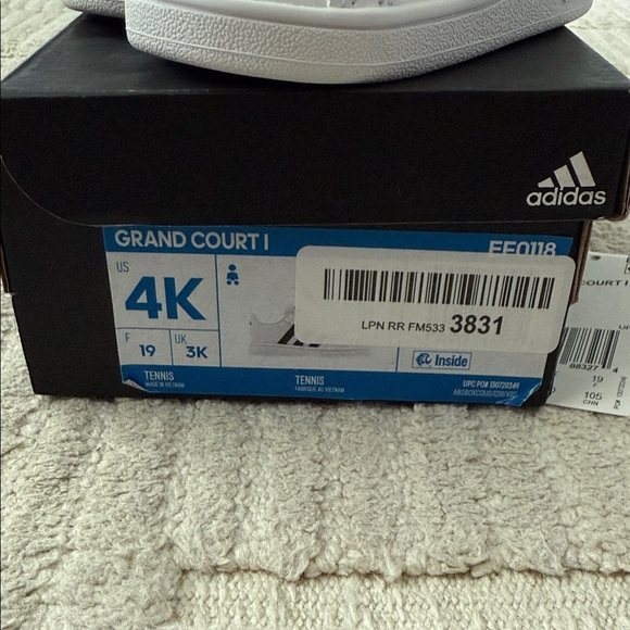 Adidas Kids' Sneakers in White and Black - Picture 3 of 5